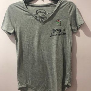 Beauty and the Beast Gray T Shirt